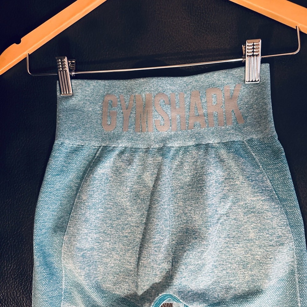 Gymshark Flex High-Waisted Seamless Leggings Blue Size S | Sculpting Gym Workout